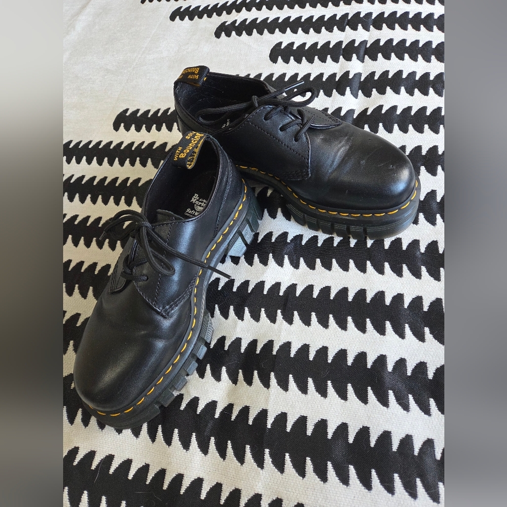 Dr.Marten Oxford Audick Platform In Nappa Leather - Picture 3 of 10